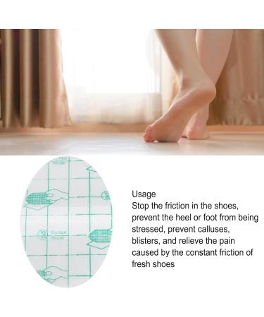 Buy Anti Wear Heel Stickers - 100PCS Transparent Foot Care Stickers for Leather Shoes - Discreet and Comfortable Solution - Buy Online on GoSupps.com