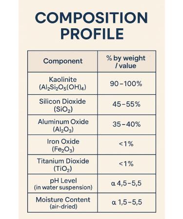 KAPTAN LDA Kaolin Clay Powder 100 Natural Ultra Fine White 100g Excellent for Skin Detoxification Deep Cleansing Rejuvenation Soap Deodorant Bath Bomb Soap Making - Buy Online on GoSupps.com