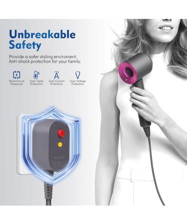 Replacement Dyson Hair Dryer Charger Cable - Upgraded 110V Anti-Winding Power Cord Repair Kit - Buy Online on GoSupps.com