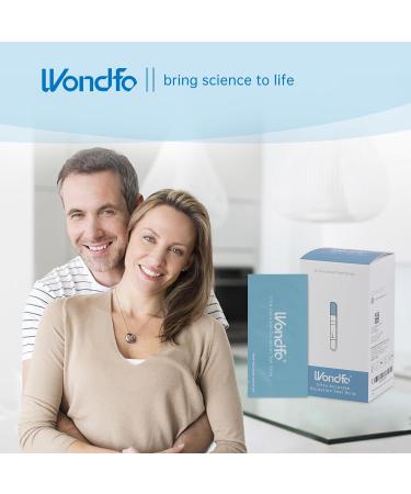 Wondfo Ovulation Test Strips 20x - Accurate LH 0-65miu/ml Kits for Home Fertility Monitoring | Pinpoint Peak Ovulation Days - Buy Online on GoSupps.com
