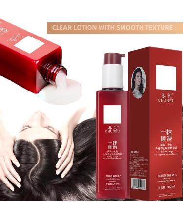 Chunfu Hair Mask Smoothing Essence Dry and Damaged Hair Mask Smooth Leave-in Conditioner Repairs Dry and Damaged Hair - Buy Online on GoSupps.com
