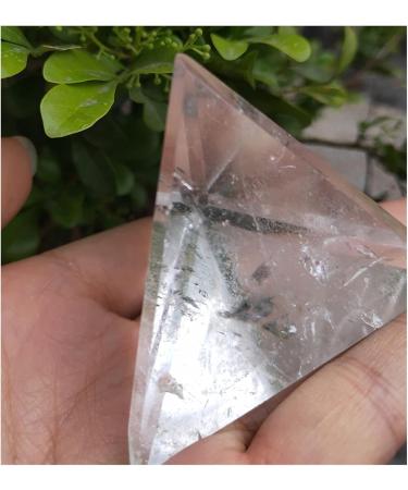 4cm Tetrahedron Pyramid 4 Faces 6 Edges White Crystal Pyramid Natural Clear Quartz Crystal Pyramid Reiki Stone Crystal Reiki - Buy Online on GoSupps.com