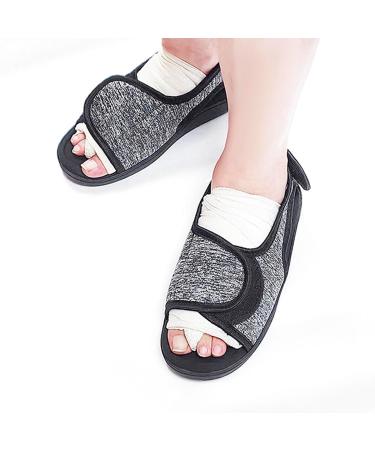 Medical Post OP Plaster Cast Shoe - Adjustable Surgical Shoe for Fractured Foot & Postoperative Recovery | Edema & Swollen Feet | Size L (US 10-11 Women / US 8-8.5 Men) - Grey - Buy Online on GoSupps.com