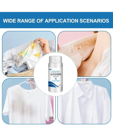 Laundry Booster - Laundry Brightener Clothes Bleach | High Efficiency Enzyme Odor Removal Stain Remover for White Shirt Dress Sheets White Fabric Klufo - Buy Online on GoSupps.com