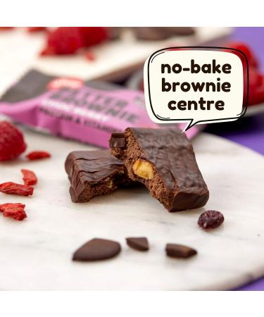Vive Better Immunity Vitamins Low Calorie Brownie - Healthy Vegan Snack with Protein Chocolate Berry Flavour 15 x 35g - 15 Count Pack - Buy Online on GoSupps.com