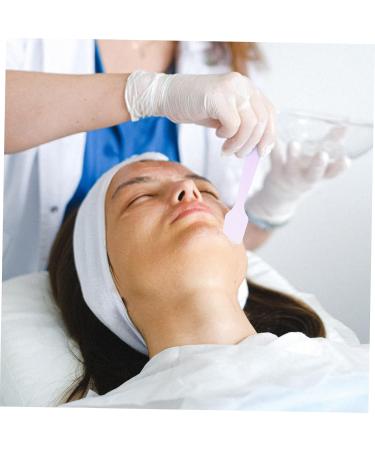 FOMIYES 100pcs DIY Face Cream Scoop & Mask Brush - Purple Plastic Mini Spoon for Skincare & Makeup - Buy Online on GoSupps.com