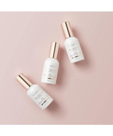 Bronze Base Self Tan Drops from Sculpted by Aimee - Fast-Drying Fragrance Free Face Tan in 50ml Pump Bottle with Vitamin E (Medium/Dark) Medium / Dark - Buy Online on GoSupps.com