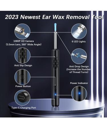 KUIIYER Ear Camera - 1080P WiFi Ear Cleaner Kit for Blackhead & Earwax Removal | Wireless Otoscope for iPhone & Android - Buy Online on GoSupps.com