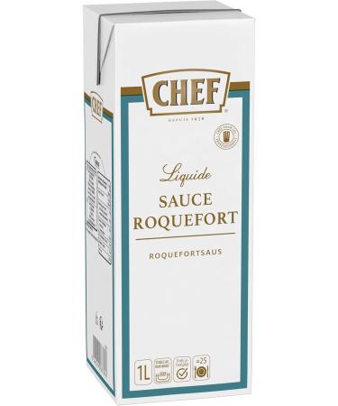 CHEF Sauce Roquefort Liquide - Pr te- -l'Emploi - Sauce Cr meuse et Onctueuse - 13 3% de Roquefort - Gain de Temps - Aide Culinaire Fonds Fumet - Brique de 1L - Buy Online on GoSupps.com
