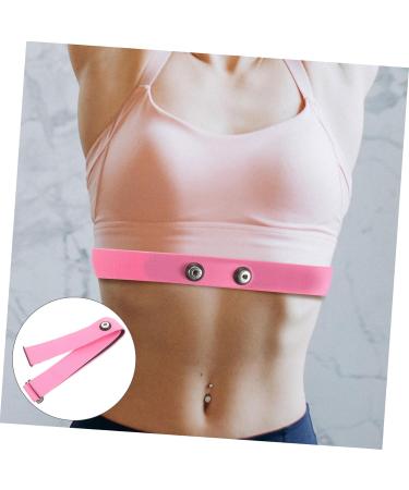 Buy Inoomp Heart Rate Meter Fastening Belt - Elastic Chest Strap Replacement Nylon Sports Belt in Pink | 33.00x3.00x0.10cm - Buy Online on GoSupps.com