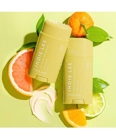 Indie Lee Energize Deodorant - Aluminum-Free Gel-to-Powder Formula with Bergamot, Grapefruit, Orange & Eucalyptus - 1.76oz | Eco-Friendly & Fast-Drying - Buy Online on GoSupps.com