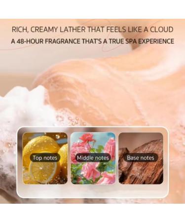 HOUXIANDOU Rose Scented Shower Gel 48 Hour Scent for All Skin Types 2 Flessen - Buy Online on GoSupps.com