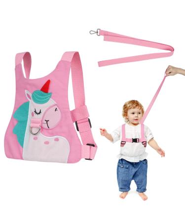 AOMIG Baby Reins Baby Walking Reins and Toddler Safety Harness Pony Baby Reins Safety Leash for Toddlers Boys and Girls (Pink) Pink-Pony - Buy Online on GoSupps.com