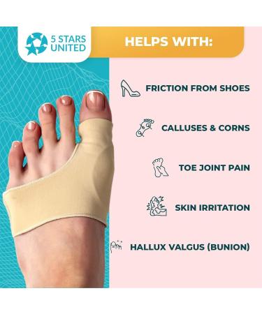 Hallux Valgus Toe Spreader Set - Silicone Toe Brace & Correction Splint for Pain Relief | International Shipping Available - Buy Online on GoSupps.com