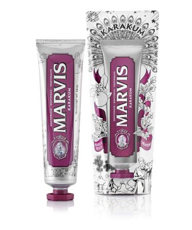 MARVIS Karakum 75 ml I Toothpaste in the flavor of orange and cardamom I aromatic and fine I limited