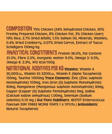 Scrumbles All Natural Dry Cat Food with 75% Chicken High Protein Food For Adults And Seniors 2.5Kg package may vary 2.5 kg (Pack of 1) - Buy Online on GoSupps.com