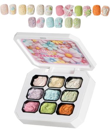  G n rique Solid Gel Nail Polish - 9 Colors Gel Nail Polish for Manicures Glue-on Nail Polish with French Tips for Home Manicures Extensions for Women Girls Bridal Makeup - Buy Online on GoSupps.com