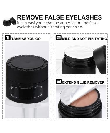 minkissy 3pcs Eyelash Remover False Eyelashes Removal Cream Gel Remover Eyelash Accessory Eyelash Extension Remover Eyelashes Extensions Cream Lash Debonder Mascara Fake Eyelashes Plastic 1 count (Pack of 1) Blackx3pcs - Buy Online on GoSupps.com