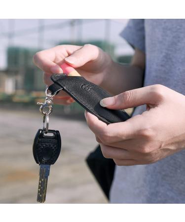 Beautyflier Clip-on Chapstick Sleeves Soft Leather Keychain Lipstick Holder Chapstick Pouch Lip Balm Holder Travel Accessories - Buy Online on GoSupps.com