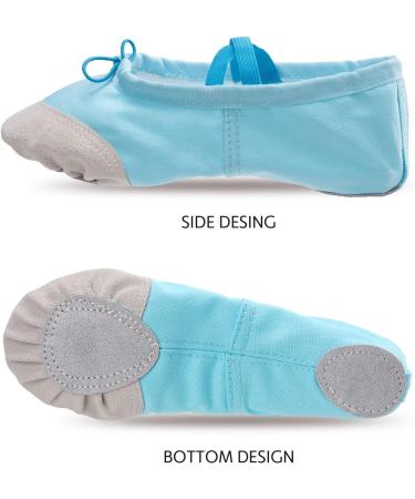 Dogeek Ballet & Gymnasium Shoes | Ballet Slippers for Girls Women & Children | Size 22-44 | Blue - Buy Online on GoSupps.com