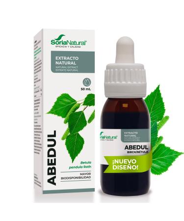 Soria Natural Soria Natural Birch Extract - promotes fluid elimination aids diuretic action and purifying effect - 100% pure - Kidney and bladder health - 50 ml bottle