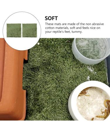 High-Quality Artificial Turf Patch & Carpet - Perfect for Pets Reptiles & Aquariums | 2-Piece Green Mat Set - Buy Online on GoSupps.com