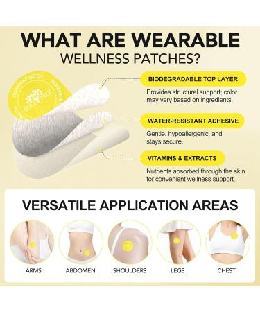 NUOYANG Dopamine Patches Plant-Based Formula Mood Support Patches Mood Boost & Positivity Support Supports Dopamine & Serotonin Balance Vegan Patche for Men Women 30 PCS - Buy Online on GoSupps.com