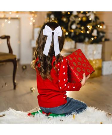 2 Pack Bow Hair Clips Pink Hair Bows for Women Girls Large Bow Clips Hair Barrette Hair Accessories(Black White) - Buy Online on GoSupps.com