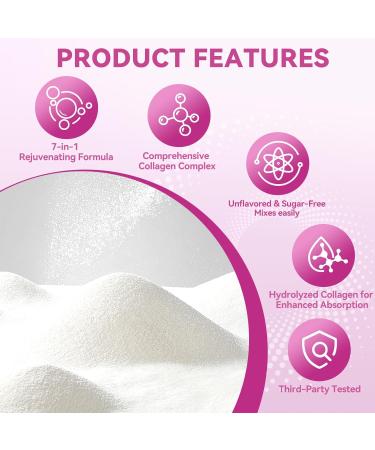 Multi Collagen Peptides Powder, 16 Oz (41 Servings) - Protein Supplement, Type I, II, III, V, X with Hyaluronic Acid, Vitamin C and Biotin, Unflavored, Easily Mixes in Drinks 16 Ounce (Pack of 1) - Buy Online on GoSupps.com