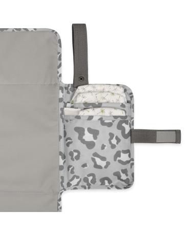 Emma & Noah Leo Gray Wrap Pad - Washable Diaper Bag Organizer for Strollers | 82x52 cm | Perfect for On-the-Go - Buy Online on GoSupps.com