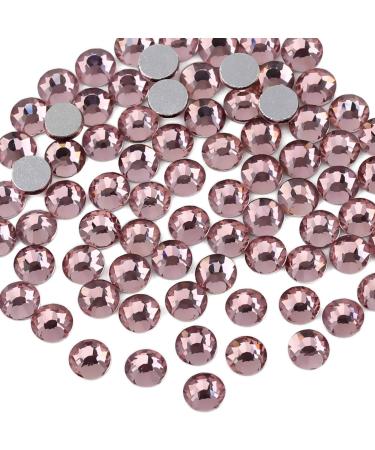 Beadsland 1440 pieces flat back rhinestones nail crystals rhinestones for nails light purple SS20 (4.6-4.8mm) Hell Lila SS20/1440PCs