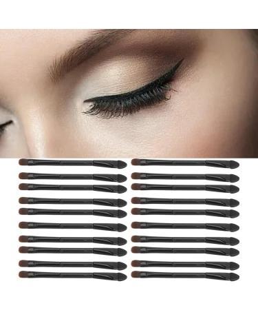 Double-sided Eyeshadow Brush Eyeshadow Applicator Brush Easy to Color 20 Pieces Soft Hair for Daily Use - Buy Online on GoSupps.com