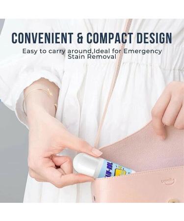 Portable Stain Remover Roller-Ball No-wash Instant Stain Remover Pen Magic Stain Remover Rolling Bead Clothes Stain Remover Ideal for Emergency Stain Removal (1pcs) - Buy Online on GoSupps.com