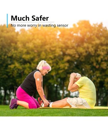 Eseige Freestyle Sensor Covers - 40 Pack Transparent Waterproof Adhesive Patches for Libre 2 - 40 Count - Buy Online on GoSupps.com