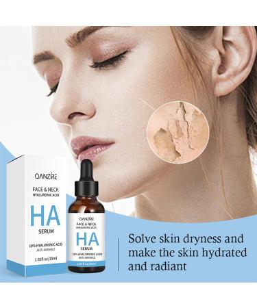 Facial Serum 10% Hyaluronic Acidanti-Wrinkle Antipigmentation Face Serum For Men & Women Repairing Fine Lines Wrinkles And Dryness Of The Skin Moisturising Skin Care Serum Hyaluronic Acid - Buy Online on GoSupps.com