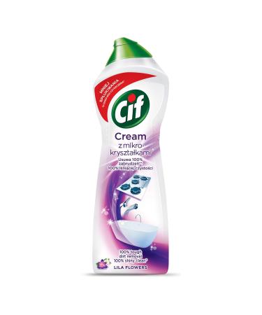 Cif Lila Flowers Cream Cleaner with Micro-Crystals 780g