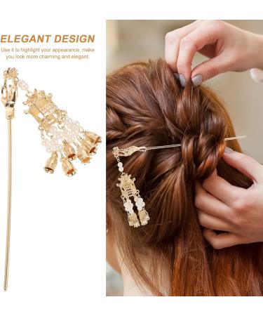 LALAFINA Lighthouse Hairpin Candy Wrappers for Chocolate Hair Bun Stick Hair Bun Holder Chinese Lantern Hair Stick Women Hair Pin Hair Bun Pin Miss Korean Metal Pan Hair Artifact - Buy Online on GoSupps.com