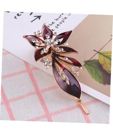 minkissy Banana Hair Clips Fancy Hair Accessories for Women Clips for Hair Womens Hair Clips Duckbill Hair Clips Hairpin Red Spring Clip Alligator Clip Crocodile Skin Alloy France Miss - Buy Online on GoSupps.com