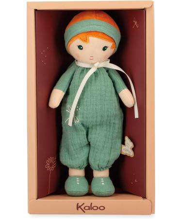 Kaloo Tendresse Olivia My 1st Fabric Doll 25cm Rag Doll with Muslin Dungarees in Pretty Gift Box - Customisable Ribbon - 0 Months + | K200010 - Buy Online on GoSupps.com