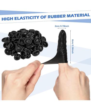 Frienda 800 Pcs Disposable Latex Finger Cots - Black Anti Static Finger Sleeves for Electronic Repair and Beauty - Protective Fingertips Gloves for Industrial Use - Buy Online on GoSupps.com
