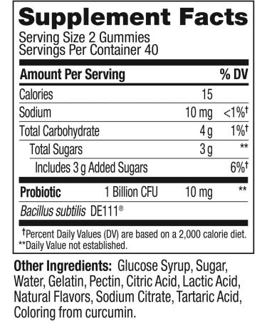 OLLY Probiotic Gummy 1 Billion CFUs Immune and Digestive Support Chewable Probiotic Supplement Mango 80 Count 80 Count (Pack of 1) - Buy Online on GoSupps.com