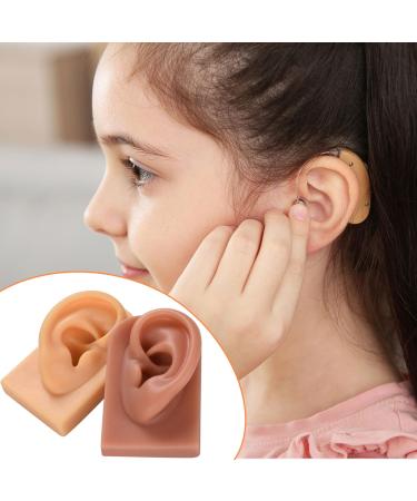YGAOHF 4PCS Soft Silicone Ear Model - Realistic Left and Right Fake Ear Piercing Practice for Jewelry Display - Buy Online on GoSupps.com