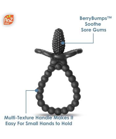 Shop Razberry Teether Plus Black - Safe Stylish & International Shipping Available - Buy Online on GoSupps.com