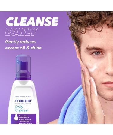 Acnecide PURIFIDE Daily Cleanser 235ml - Face Wash for Acne Prone & Sensitive Skin - Buy Online on GoSupps.com