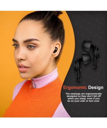 AOSORW Reusable Ear Plugs for Sleeping and Noise Reduction - Ideal for Blocking Snoring, Musicians, Concerts, High Fidelity Music, and Motorcycle Riding - Buy Online on GoSupps.com