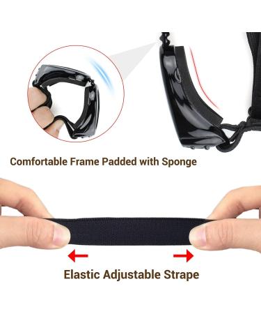 PETLESO Dog Sunglasses for Small Dogs - Waterproof Anti-UV Goggles - Stylish Protective Glasses - Buy Online on GoSupps.com