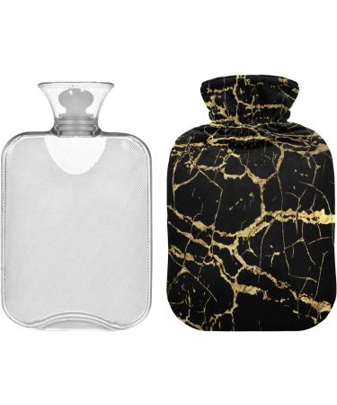 Golden Marble Hot Water Bottle - 1L Heat Relief for Hand & Foot Warmth | Ideal for Pregnant Women - International Shipping - Buy Online on GoSupps.com