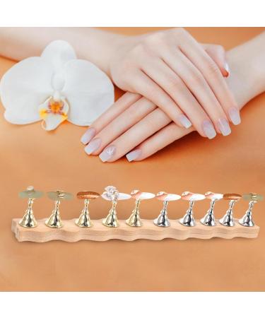 Didiseaon 1 Set nail stand for painting nails clay decorate nail stand decorative nails nail art stand base nail practice stand strong magnet manicure display stand nail tools for nail art - Buy Online on GoSupps.com