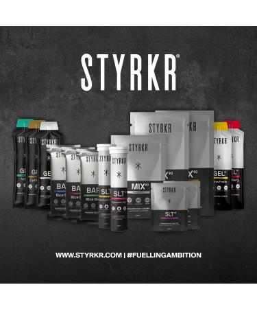  STYRKR STYRKR Endurance Atheletes Approved 90g Carbohydrate Advanced Dual Carb Formula - 12 Packets - Cycling & Running Energy Powder - Buy Online on GoSupps.com
