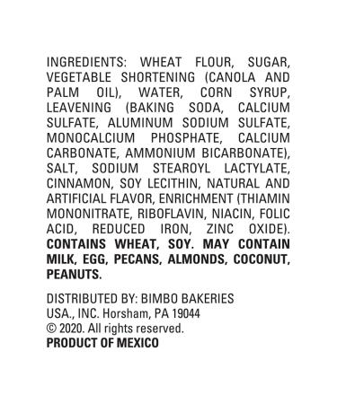Marinela Canelita Cinnamon Cookies 16.96 oz - Authentic Mexican Treat in a Box - Buy Online on GoSupps.com